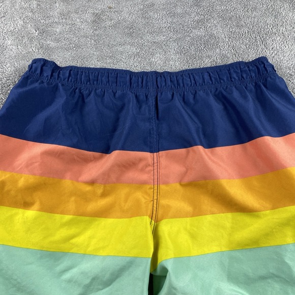 Kanu Swim Trunks Men's Size Medium‎ Multi color Green Yellow Orange Red Blue - Picture 11 of 15